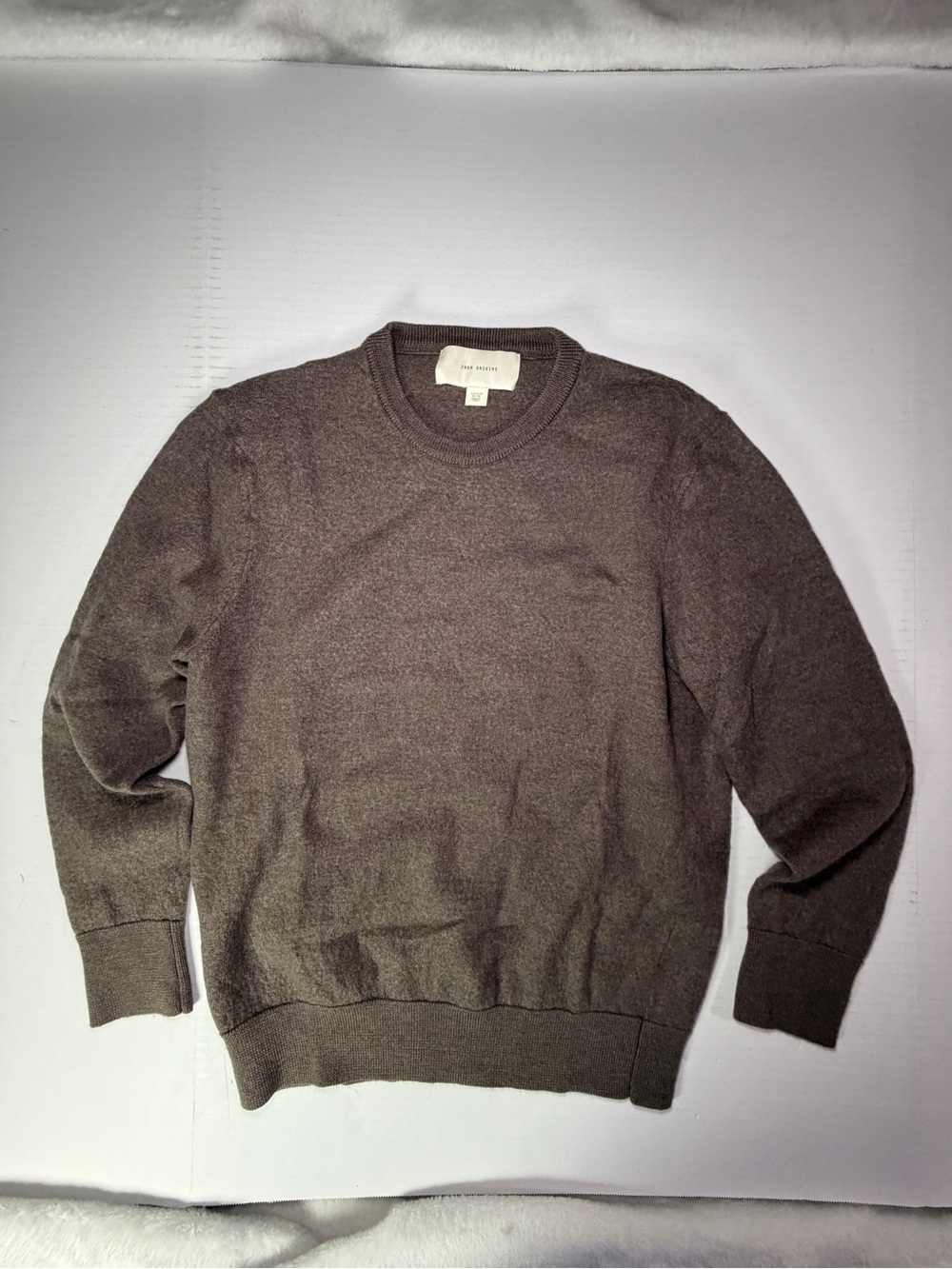 Zara Men's Brown Crewneck Sweater